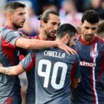 برد پرگل المپیاکوس مقابل سورت با حضور مهدی طارمی