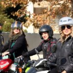 تصاویر; آموزش موتور سواری به بانوان در تهران