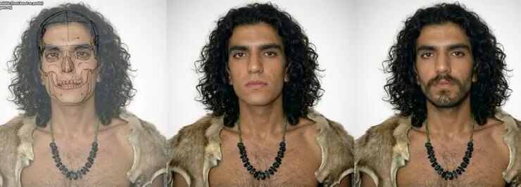 بازسازی چهره مردی که 10 هزار سال پیش در ایران زندگی می کرد 27 بازسازی صورت