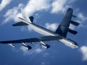 بمب افکن های هسته ای آمریکا علیه روسیه و چین پرواز کردند 9 بمب افکن های هسته ای آمریکا علیه روسیه و چین پرواز کردند