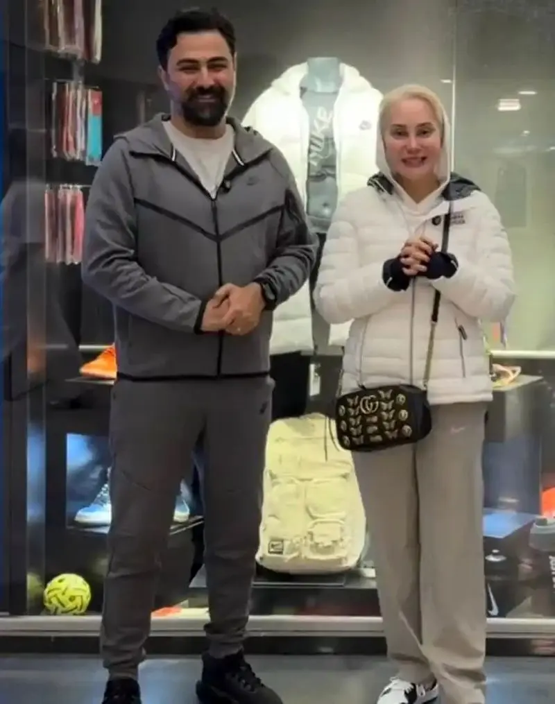 استایل پاییزی زوج جدید سینمای ایران; آرام جعفری در کنار بابک انصاری 5 آرام جعفری و بابک انصاری