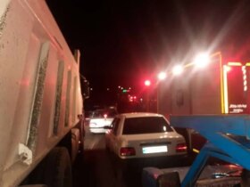 بر اثر انحراف اتوبوس به سمت کوار - شیراز 16 نفر مجروح شدند 8 بر اثر انحراف اتوبوس به سمت کوار - شیراز 16 نفر مجروح شدند