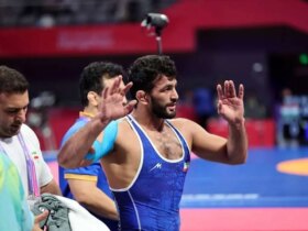 پیروزی طوفانی حسن یزدانی در لیگ برتر در کشتی آزاد 9 پیروزی طوفانی حسن یزدانی در لیگ برتر در کشتی آزاد