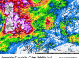 آسمان رویایی آذر برای ایران 8 نقشه ماهواره ای بارش