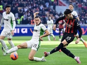 میلان مقابل ساسولو به تساوی 2-2 رسید. جلوی گربه سیاه بایستید