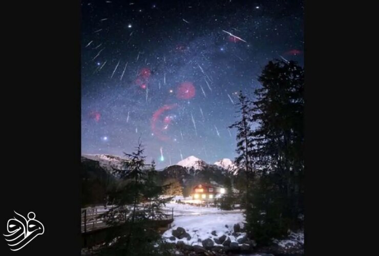 عکس روز ناسا؛ بارش شهابی جوزا در دل کوه های برفی 30 عکس روز ناسا؛ بارش شهابی جوزا در دل کوه های برفی