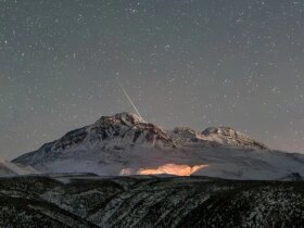 اوج بارش شهابی جمینید بر فراز کوه سبلان 9 سبلان