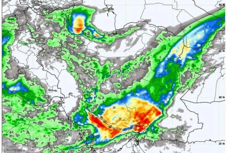 نقشه آب و هوا