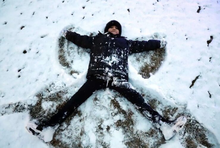 تصاویر; بارش برف پاییزی در اهر