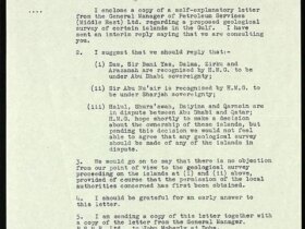 تلاش انگلیس برای تغییر مالکیت سه جزیره ایرانی 8 سند 1