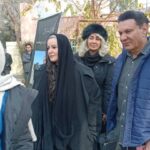 مراسم تشییع پیکر حمید طالقانی + عکس