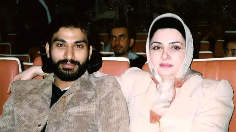 ناصر عبداللهی و همسرش