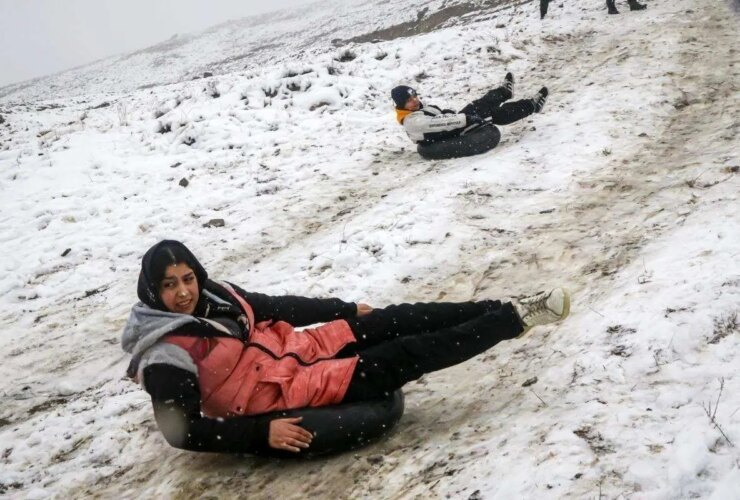 تصاویر; شادی در دل مشهد بارید