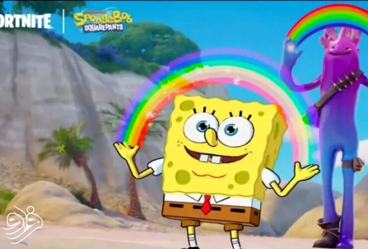 باب اسفنجی وارد دنیای فورتنایت شد!