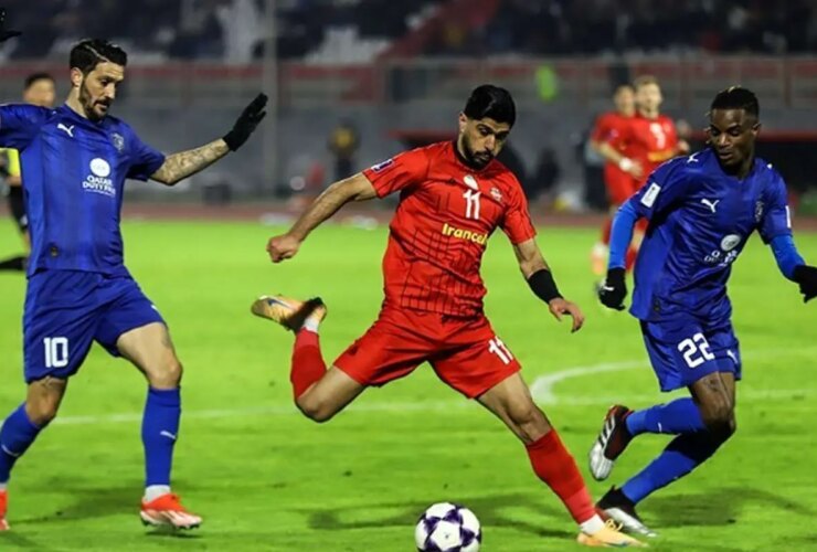 برد 2-1 تراکتور مقابل الدحیل؛ صعود چشمگیر با ضربه دیدنی امیرحسین