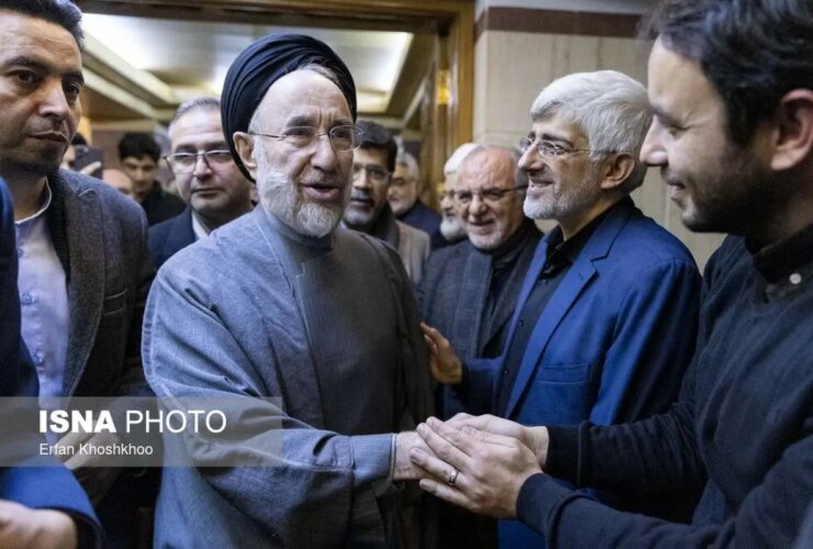 سید محمد خاتمی در خاتم اشرف بروجردی