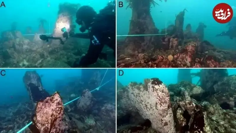 کشف دیوار باستانی 7800 ساله به عمق 9 متر در اقیانوس 1 دیوار باستانی