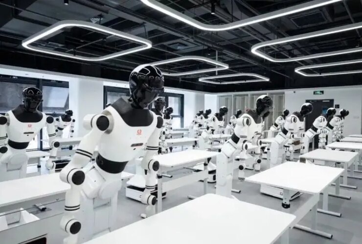 چین مدرسه ای برای ربات های انسان نما باز کرد 29 مدرسه ربات ها