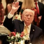 ویدئویی از شام کریسمس ترامپ و ملانیا در مارالاگو