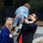 بهرام رادان و همسرش در سفر به قشم