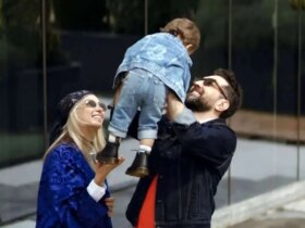 بهرام رادان و همسرش در سفر به قشم