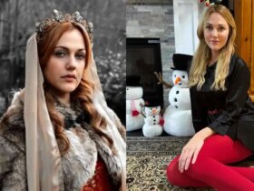 عکس خانوادگی خرم سلطان بازیگر زیبای کریسمس