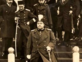 استقبال پادشاه اسپانیا از احمد شاه قاجار، سال 1301