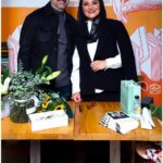 استایل خاص شبنم مقدمی + عکس در کنار همسرش در مراسم رونمایی از کتاب