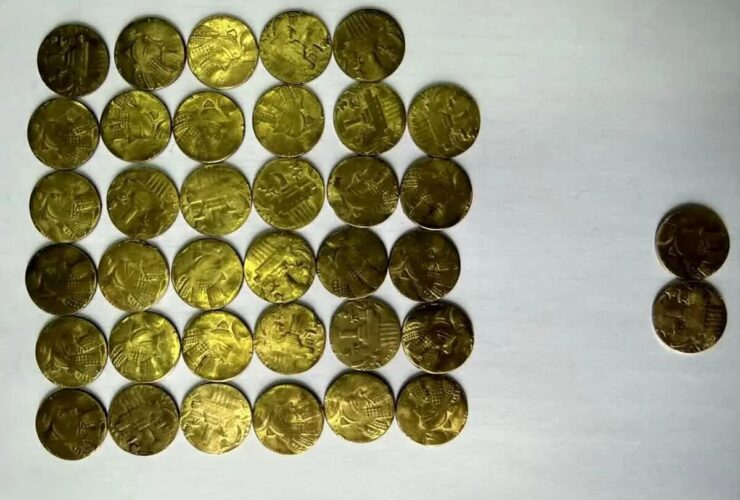 کشف 37 سکه تاریخی از دوره ساسانی در این شهر/عکس