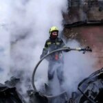 تصاویر; خسارات حملات موشکی و پهپادی روسیه به کیف