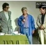 بهرام بیضایی، داریوش مهرجویی، فریدون صدیقی و جمشید گرگین در یک فریم