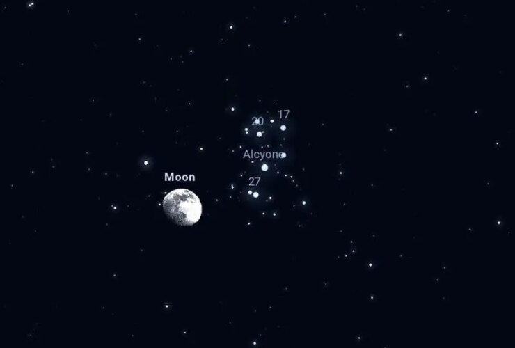 ماه و مشتری