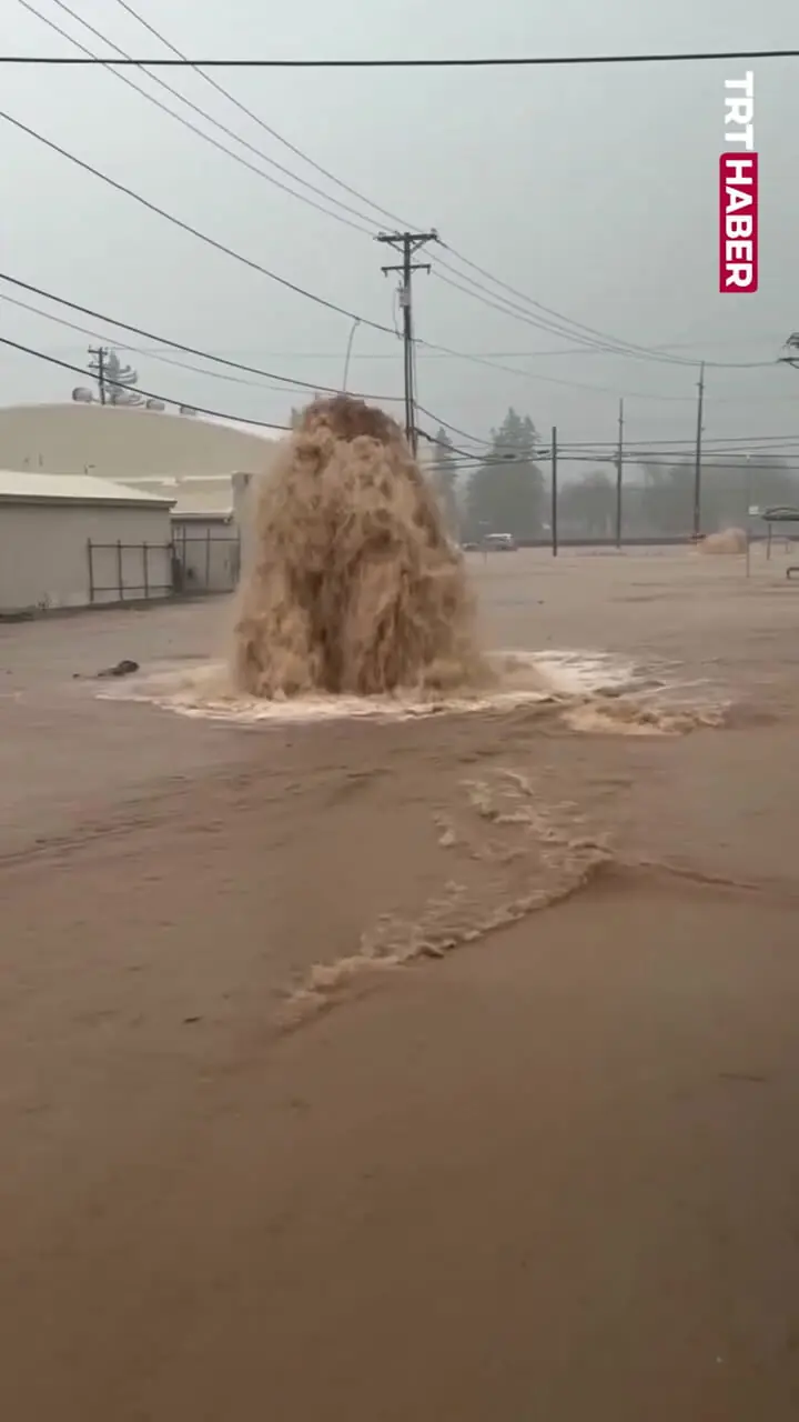 آبگرفتگی شبکه های فاضلاب کالیفرنیا پس از سیل