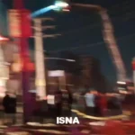 آتش سوزی بزرگ در کارگاه تولید مواد پلاستیکی در جاده ساوه