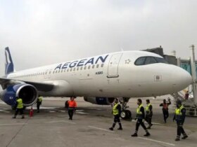 اولین هواپیمای اروپایی پس از 35 سال در فرودگاه بغداد به زمین نشست 8 اولین هواپیمای اروپایی پس از 35 سال در فرودگاه بغداد به زمین نشست