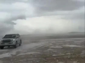 بارش برف باورنکردنی در قطر 9 بارش برف باورنکردنی در قطر