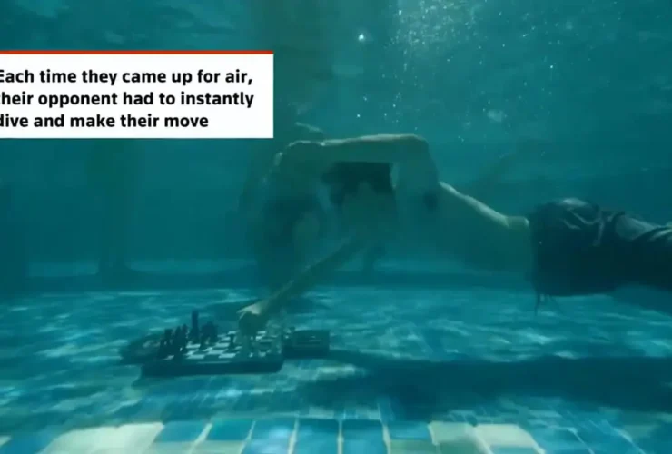 برای دیدن؛ مسابقات شطرنج زیر آب در آفریقای جنوبی