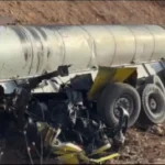 برخورد پراید 4 پا و 2 تریلر در ارومیه