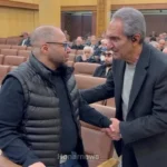 بوسه خشایار راد بر پیشانی مازیار لرستانی