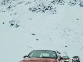 تبلیغ خلاقانه مرسدس بنز برای کریسمس