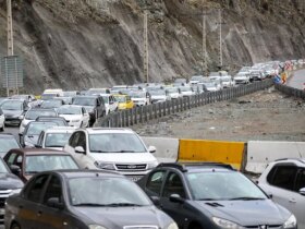 ترافیک سنگین در محورهای فیروزکوه، چالوس و هراز 9 ترافیک سنگین در محورهای فیروزکوه، چالوس و هراز