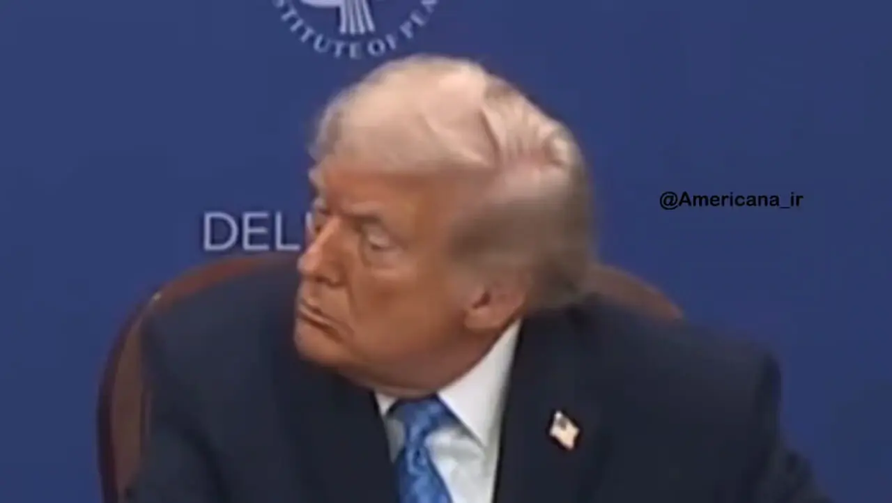 ترامپ در نشست توافقنامه صلح کنگو و رواندا چرت می زند