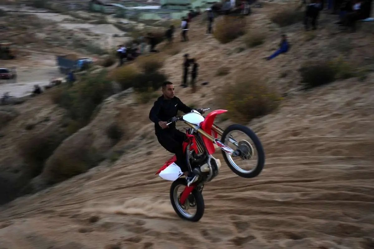 تصاویر; جوانان غزه دوباره در کوه می دوند!