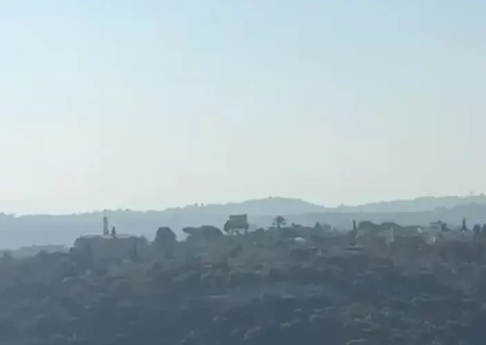 تصاویری از حمله اسرائیل به تبنا و النمیریه در جنوب لبنان