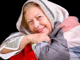 ثریا قاسمی در مراسم ازدواجش; سال 1349