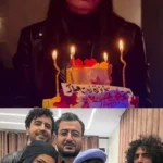 جشن تولد سمیرا حسن پور بازیگر سریال باشکنت 1 در کنار بازیگران