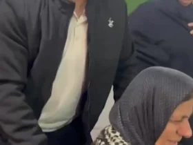 حسن رنگرز و مادرش در کربلای معلی