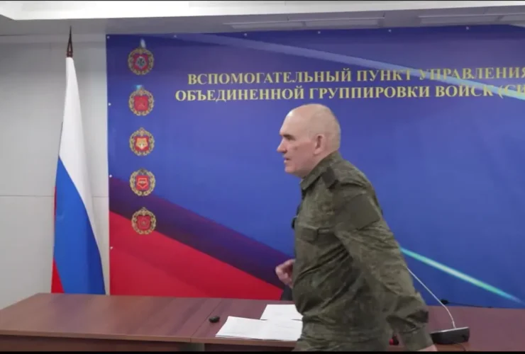 حضور پوتین با لباس نظامی در مقر ارتش روسیه