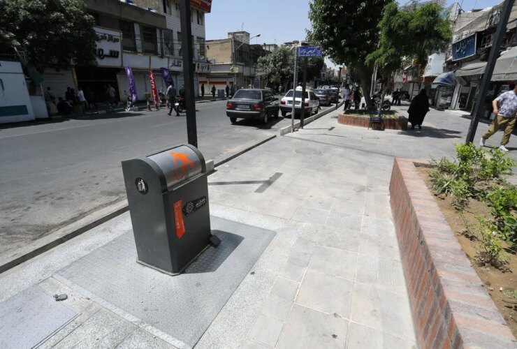 خبرساز سطل زباله در جنوب تهران
