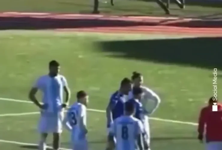 خواب سگ در محوطه جریمه زمین فوتبال!